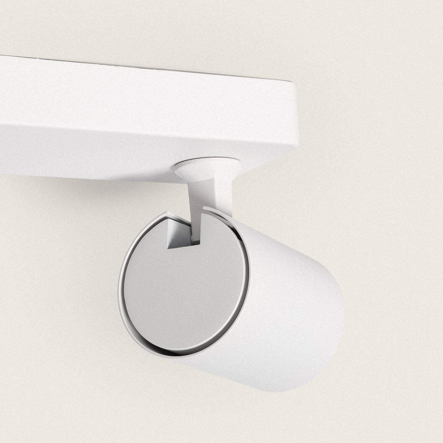 Lámpara de Techo Orientable Aluminio Cora 2 Focos Blanco