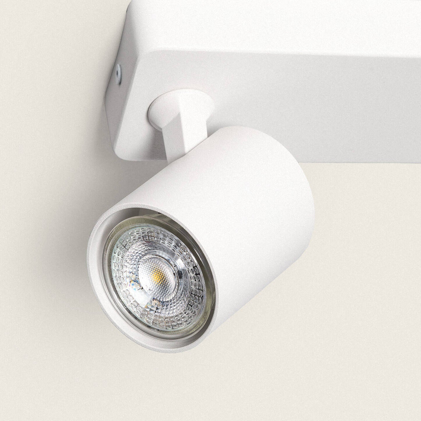 Lámpara de Techo Orientable Aluminio Cora 3 Focos Blanco