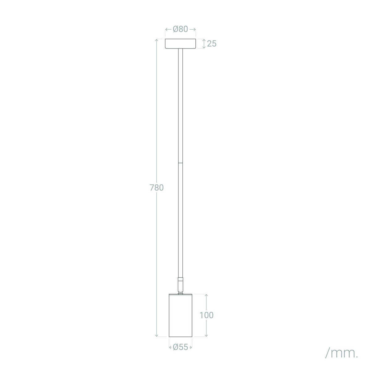 Lámpara de Techo Orientable Aluminio Divine