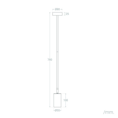 Lámpara de Techo Orientable Aluminio Divine