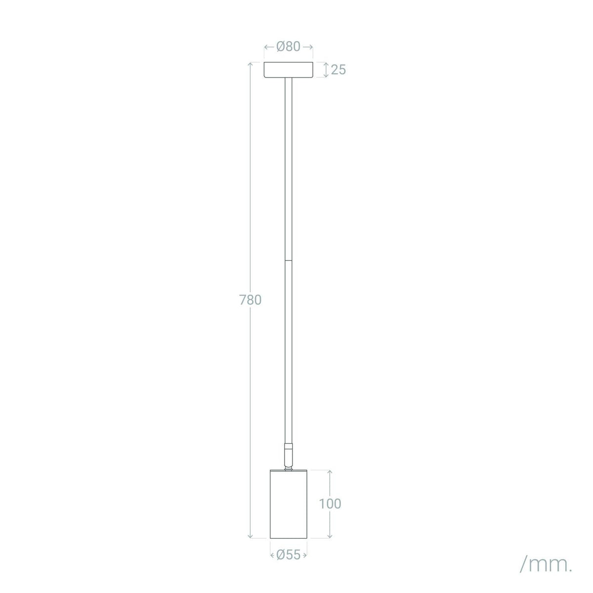Lámpara de Techo Orientable Aluminio Divine