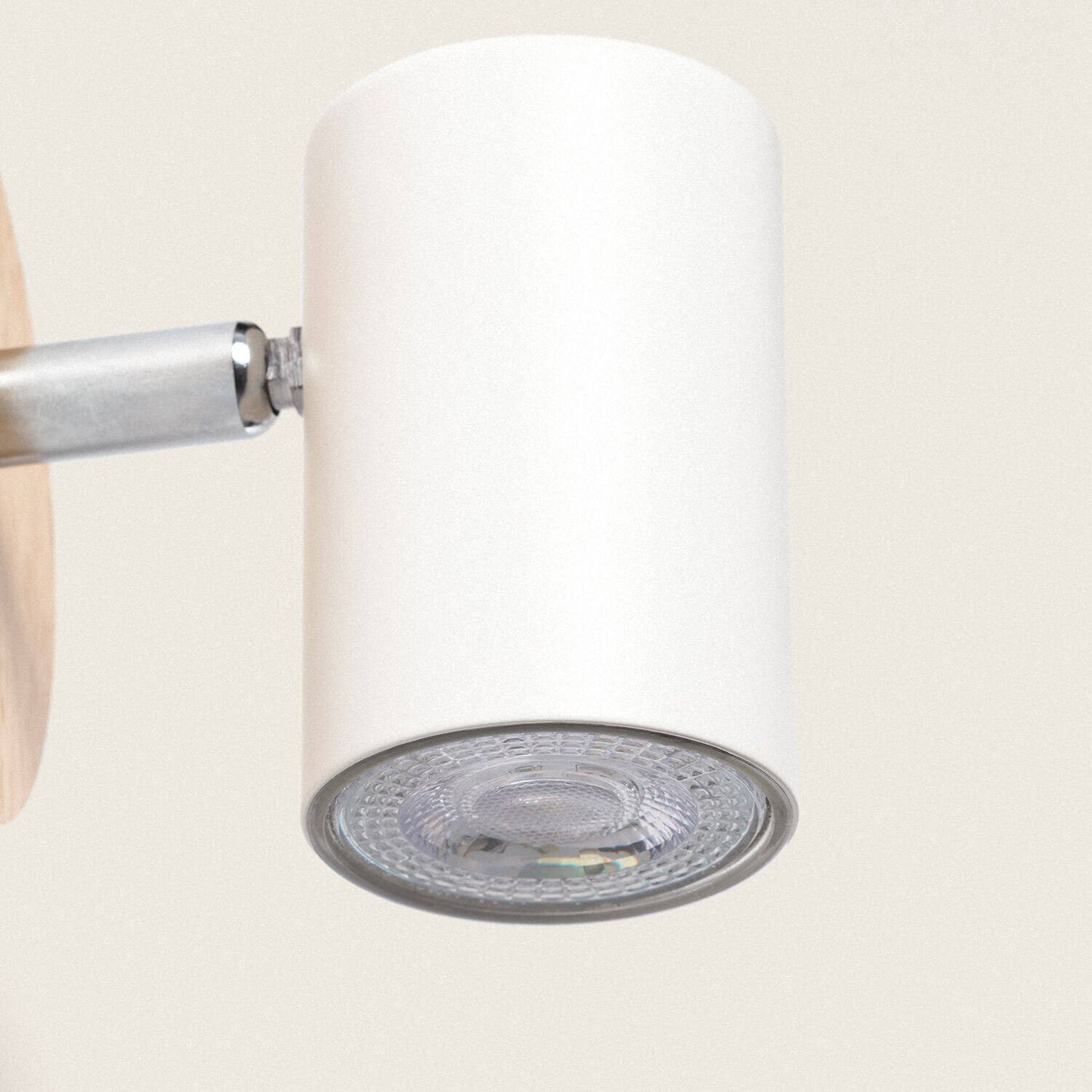 Lámpara de Techo Orientable Madera 1 Foco Olmo