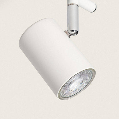 Lámpara de Techo Orientable Madera 2 Focos Olmo