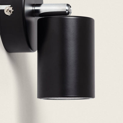 Lámpara de Techo Orientable Metal 1 Foco Albus Black
