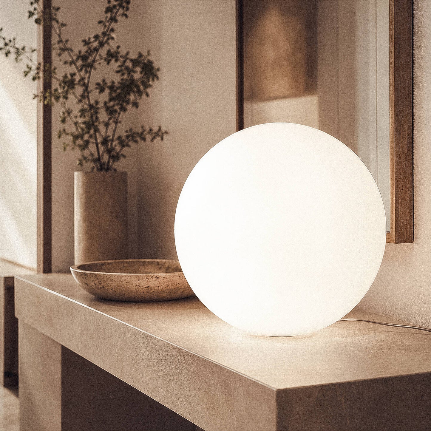 Lámpara Esférica Decorativa Bola de Luz Evan Orb