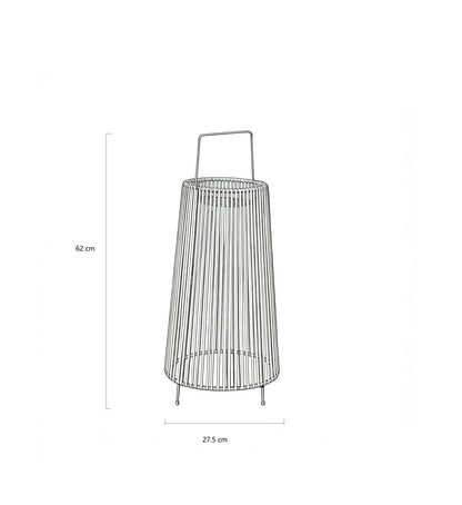 Lámpara Solar Tali de Cuerda para Mesa y Suelo Exterior