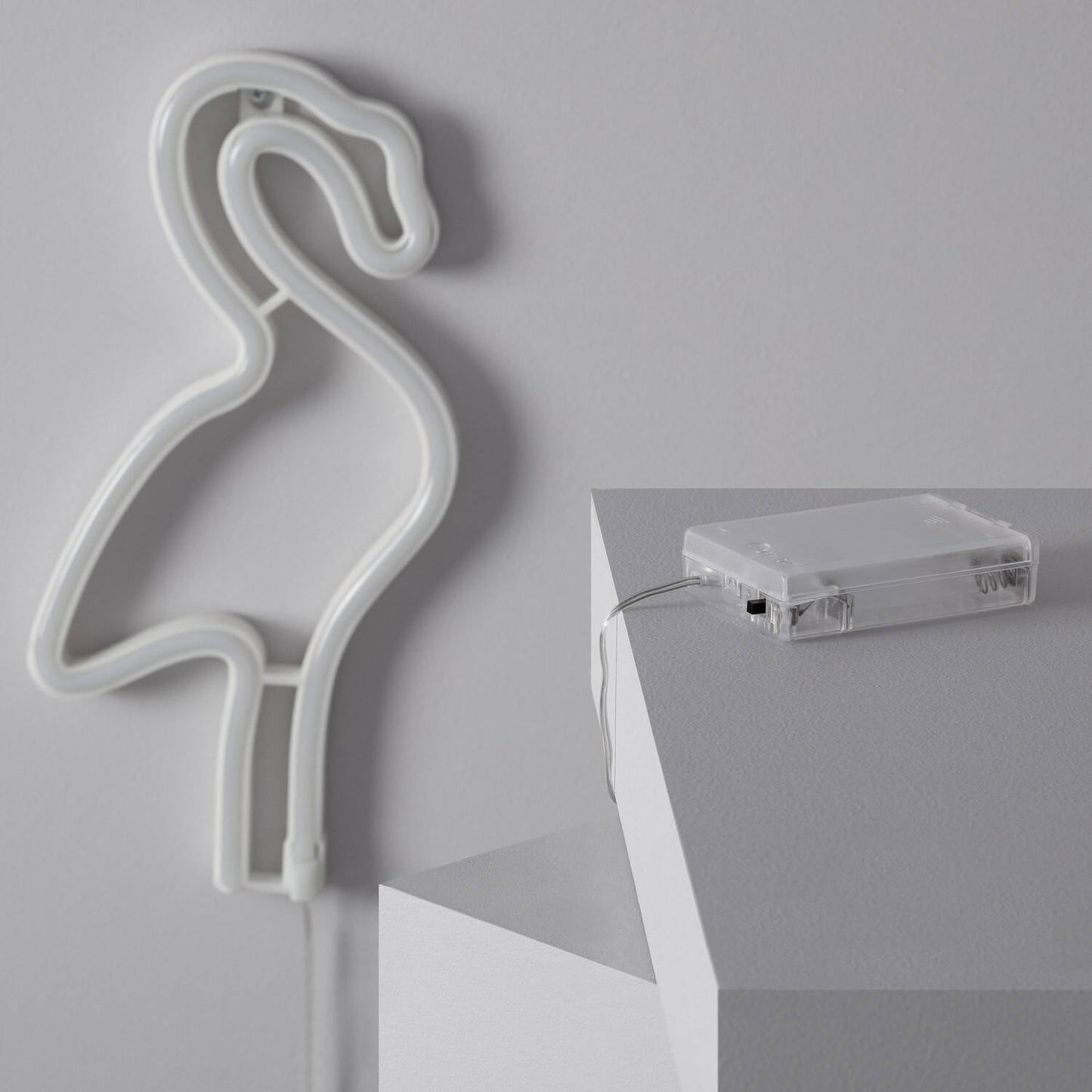 Neón LED Flamingo con Batería