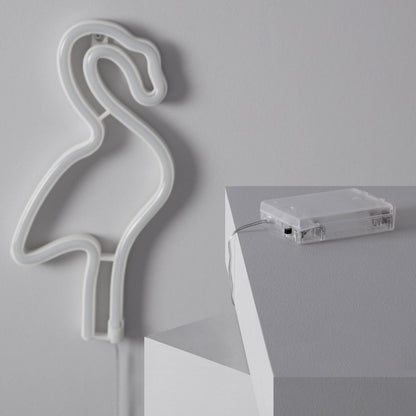 Neón LED Flamingo con Batería