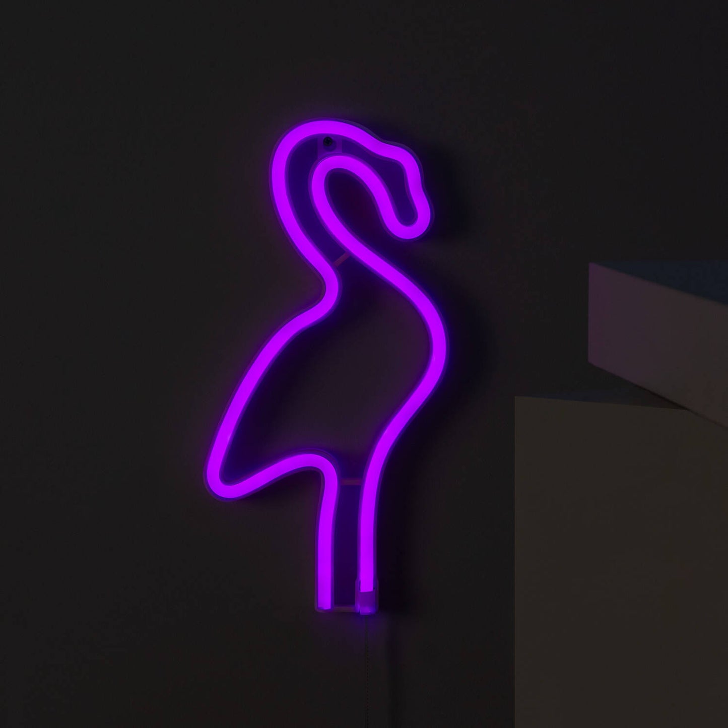 Neón LED Flamingo con Batería