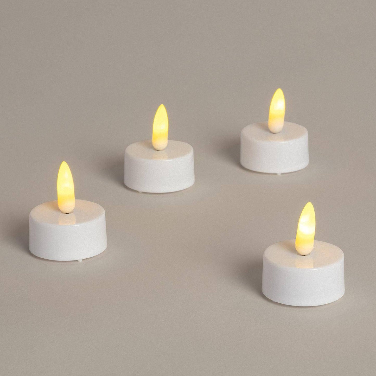 Pack 4 Velas LED Mini con Batería Dahun