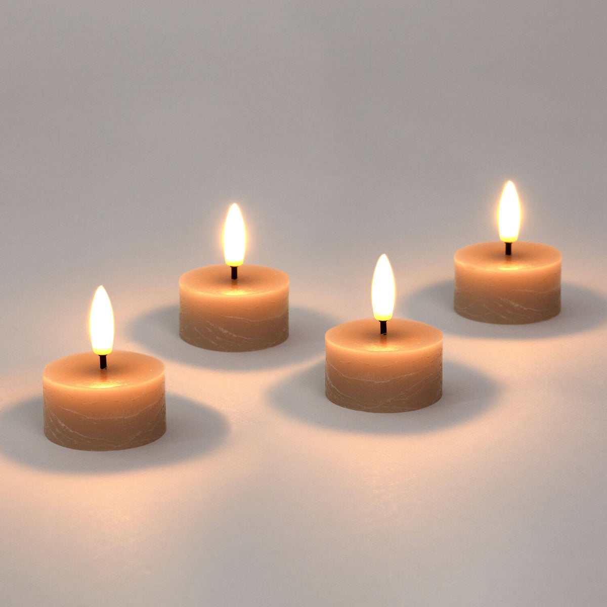 Pack de 4 Velas LED de Cera Mirea