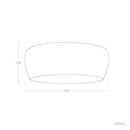 Pantalla Lámpara Colgante Bambú Shuka Sari Big Ø500 mm ILUZZIA