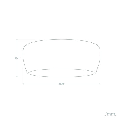 Pantalla Lámpara Colgante Bambú Shuka Sari Big Ø500 mm ILUZZIA