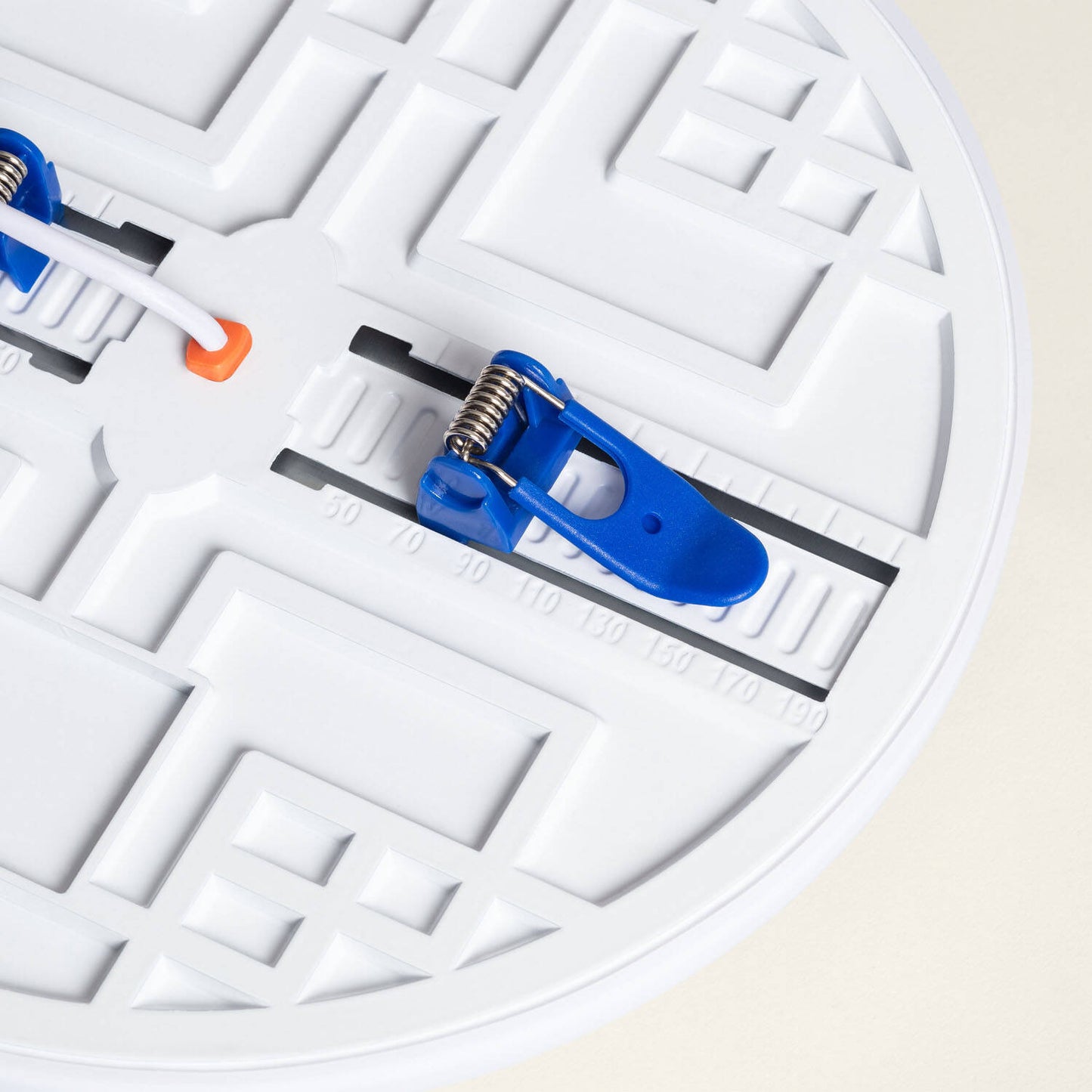 Placa LED 18W Circular Slim Surface LIFUD Corte Ajustable Ø50-190 mm con Caja Conexiones