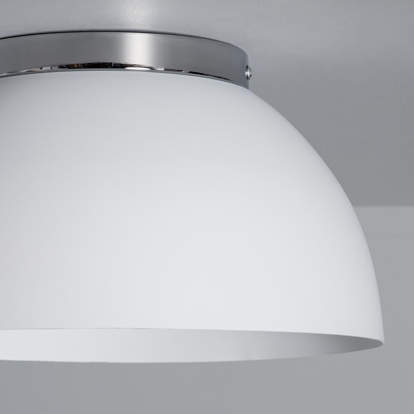 Plafón Circular Aluminio Ø305 mm Bosco Silver