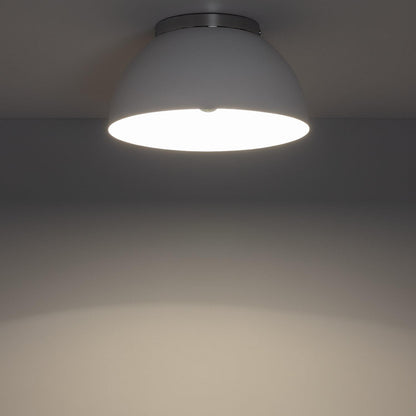 Plafón Circular Aluminio Ø305 mm Bosco Silver