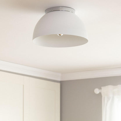 Plafón Circular Aluminio Ø305 mm Bosco Silver