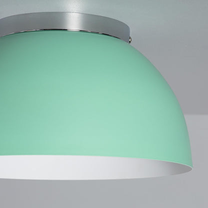 Plafón Circular Aluminio Ø305 mm Bosco Silver