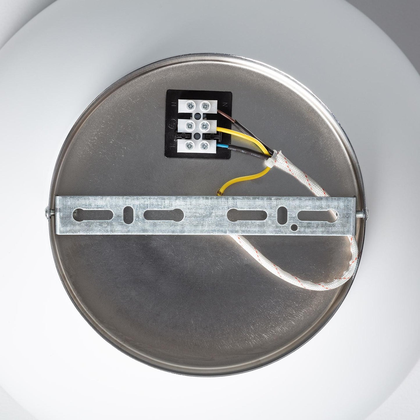 Plafón Circular Aluminio Ø305 mm Bosco Silver