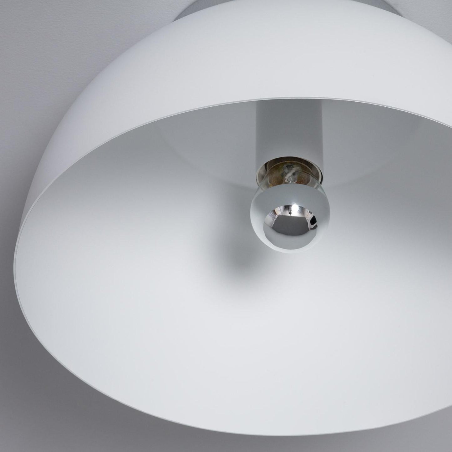 Plafón Circular Aluminio Ø305 mm Bosco Silver