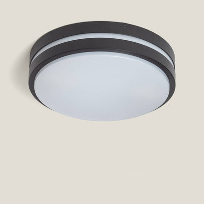 Plafón Circular Exterior Aluminio Ø285 mm Kadam