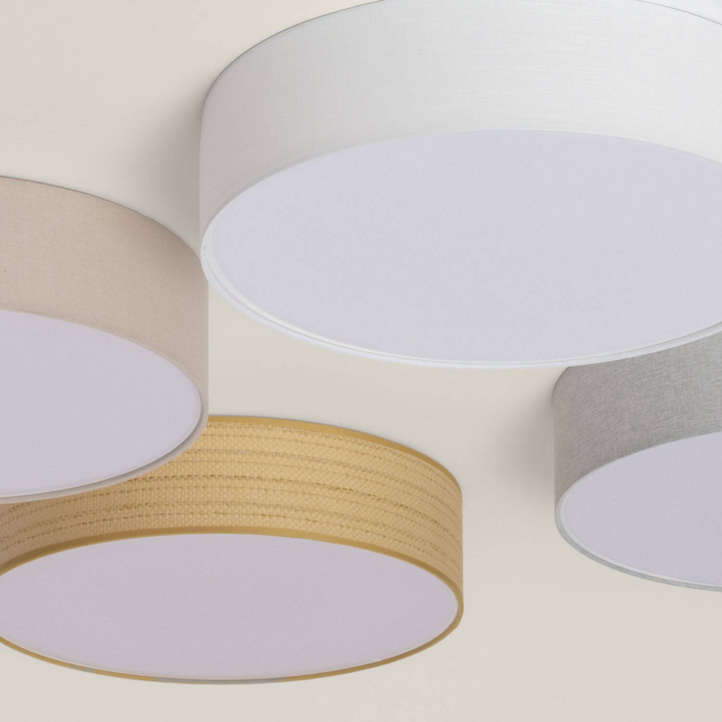 Plafón Circular Lino Ø500 mm Ranje