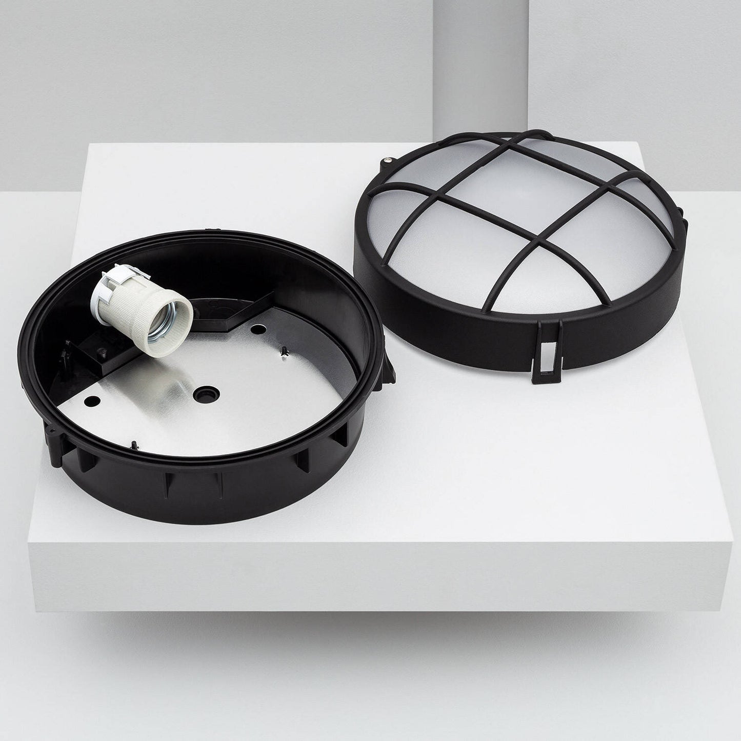 Plafón Circular para Exterior Ø220 mm Hublot Rejilla