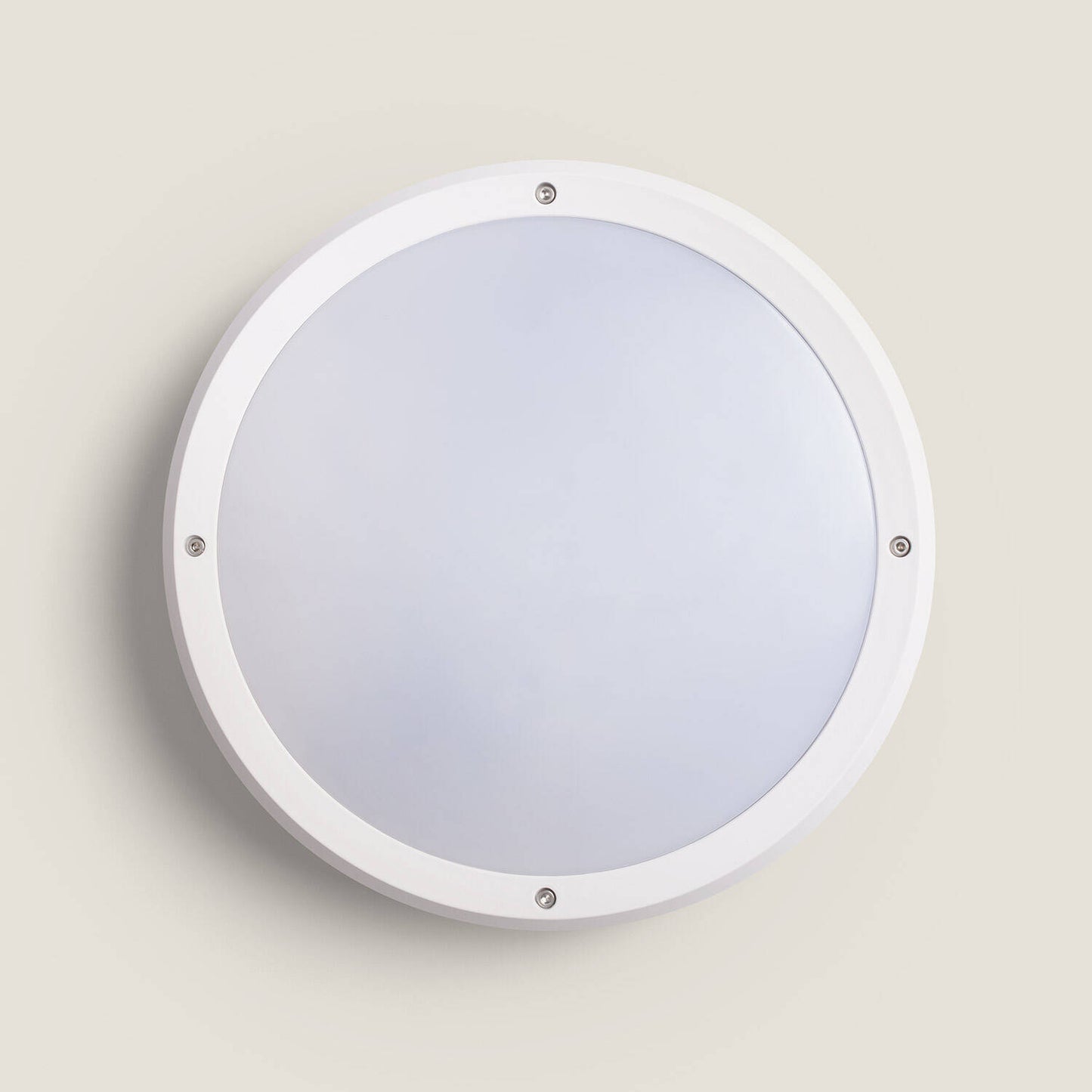 Plafón Circular para Exterior Ø300 mm IP65 Curio Blanco