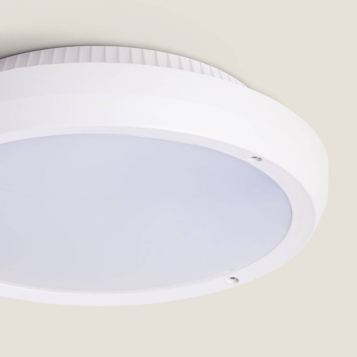 Plafón Circular para Exterior Ø300 mm IP65 Curio Blanco