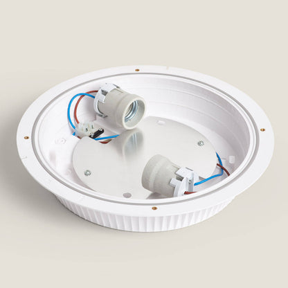 Plafón Circular para Exterior Ø300 mm IP65 Curio Blanco