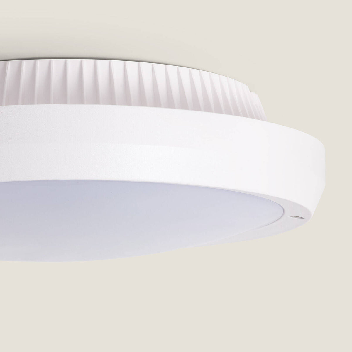 Plafón Circular para Exterior Ø300 mm IP65 Curio Blanco