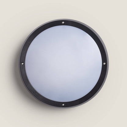 Plafón Circular para Exterior Ø300mm IP65 Curio Negro