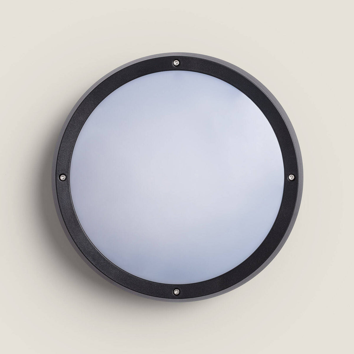 Plafón Circular para Exterior Ø300mm IP65 Curio Negro