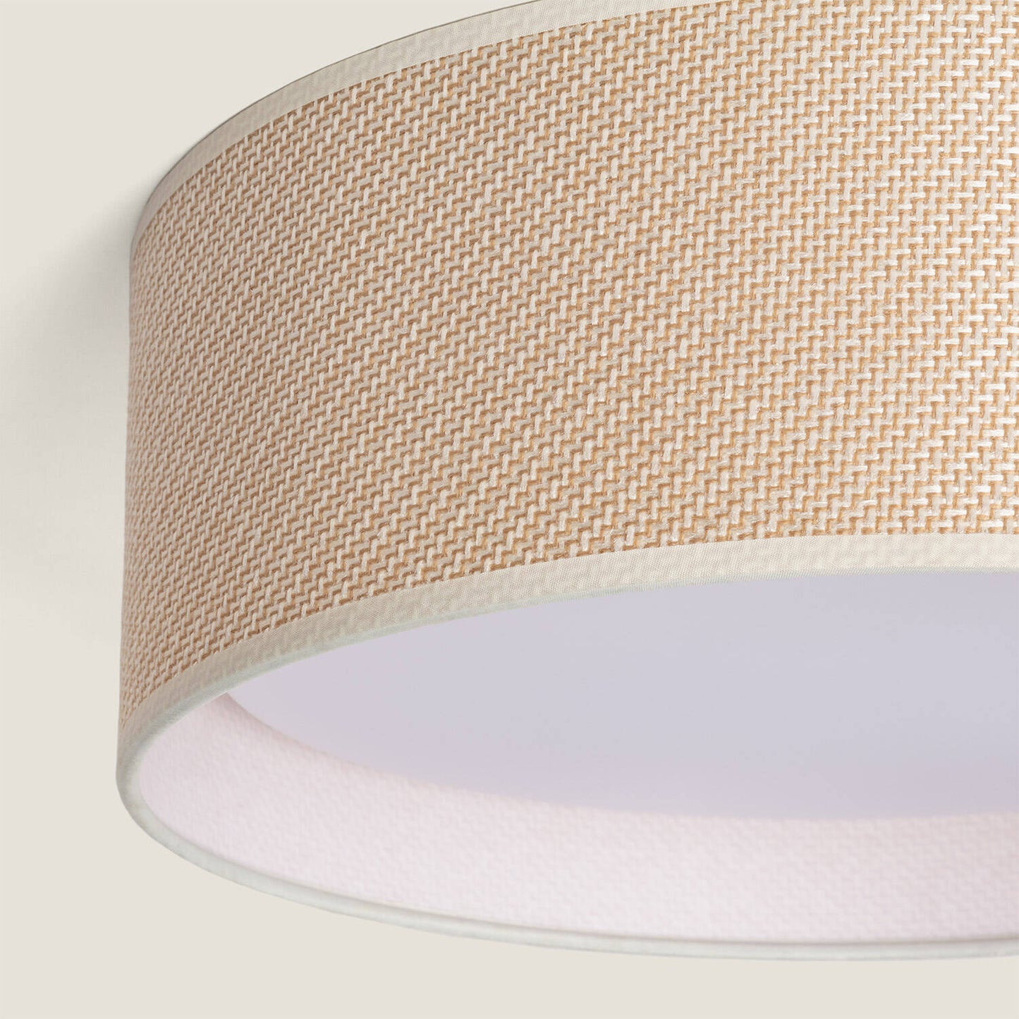 Plafón Circular Ratán Ø360 Rufus