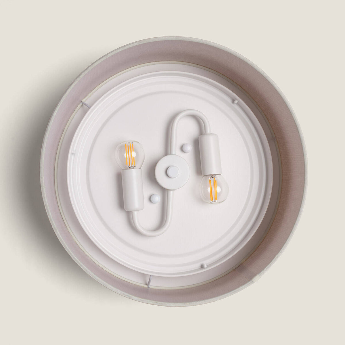 Plafón Circular Ratán Ø360 Rufus