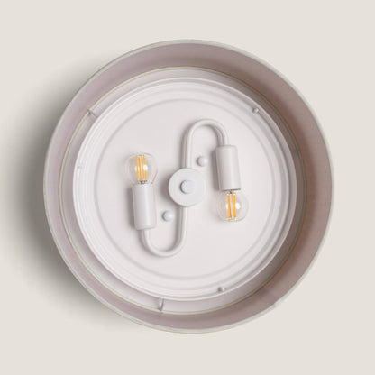 Plafón Circular Ratán Ø360 Rufus