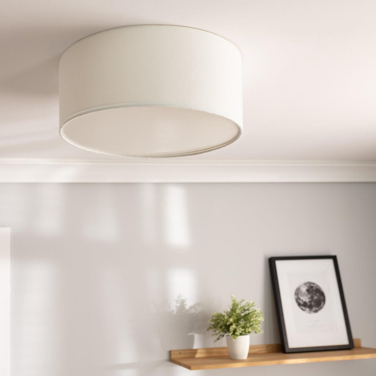 Plafón Circular Tela Ø450 mm Korsade