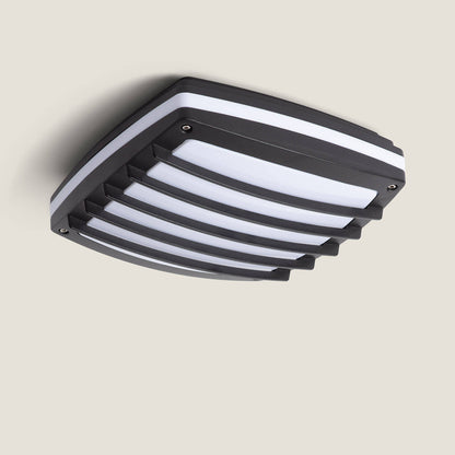 Plafón Cuadrado Aluminio para Exterior 300x300 mm Domia