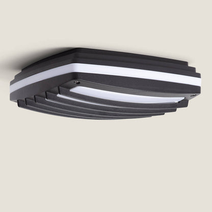 Plafón Cuadrado Aluminio para Exterior 300x300 mm Domia