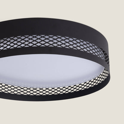 Plafón de Techo LED 30W Acero Saska S
