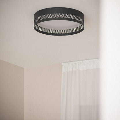 Plafón de Techo LED 30W Acero Saska S