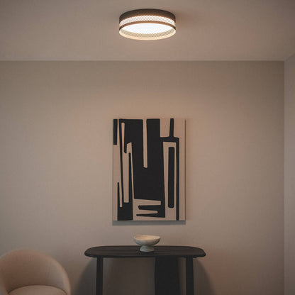 Plafón de Techo LED 30W Acero Saska S