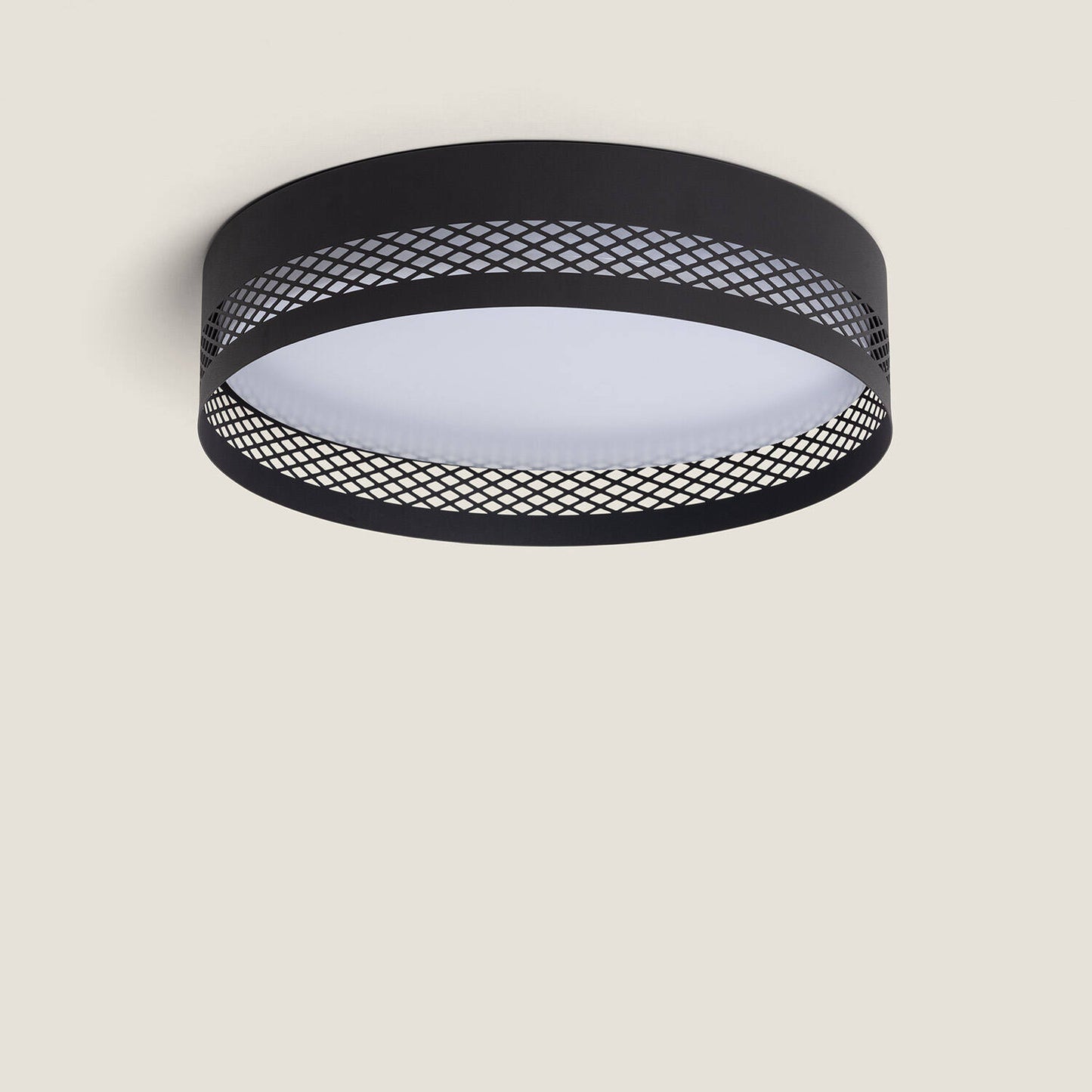 Plafón de Techo LED 30W Acero Saska S