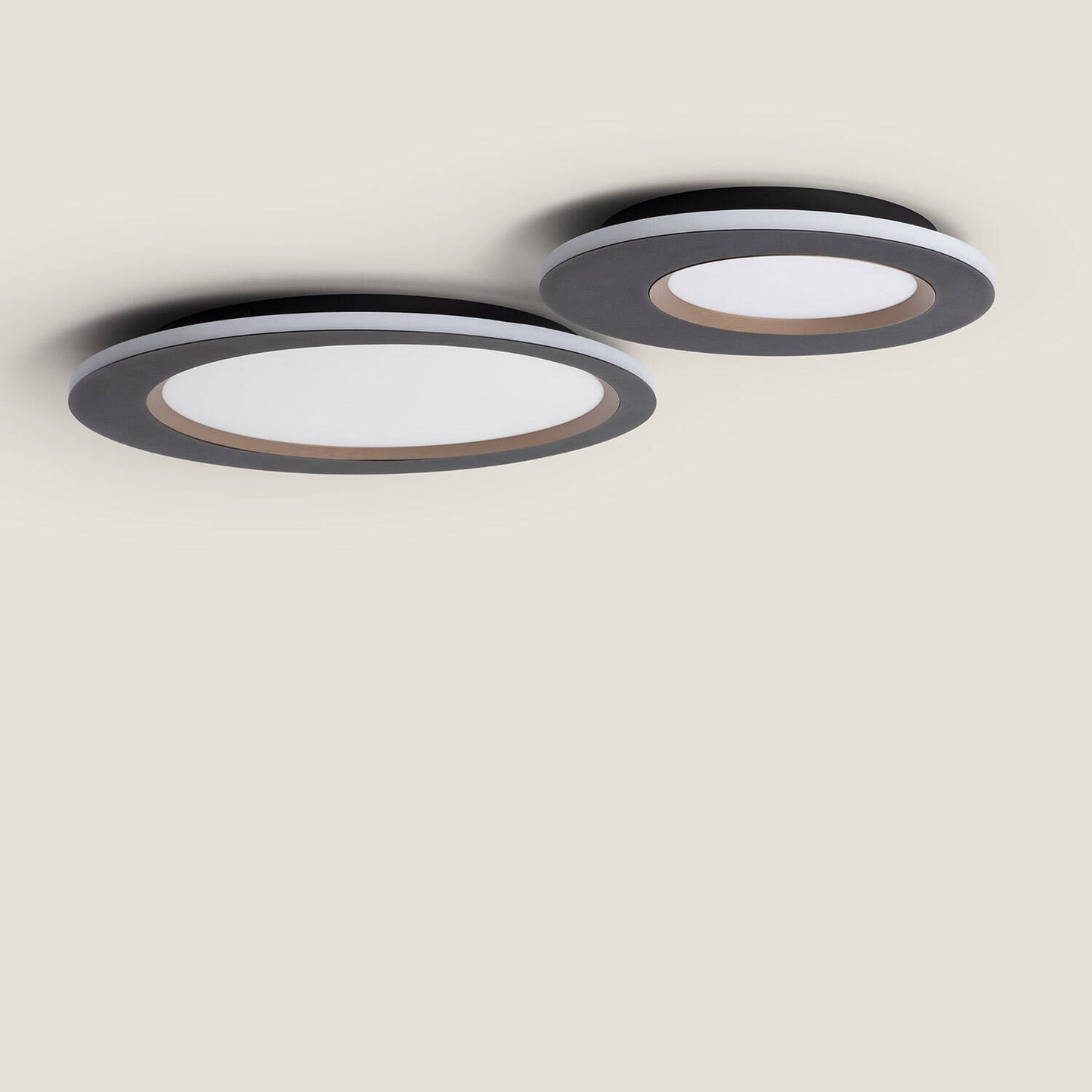 Plafón de Techo LED 30W Acero Taska S