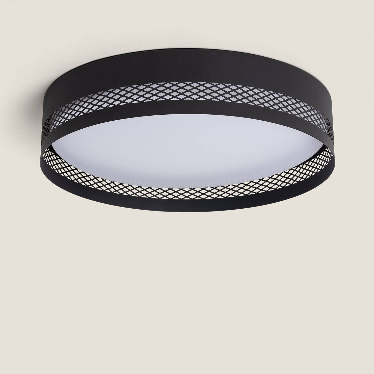 Plafón de Techo LED 40W Acero Saska L