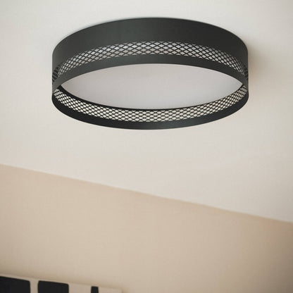 Plafón de Techo LED 40W Acero Saska L