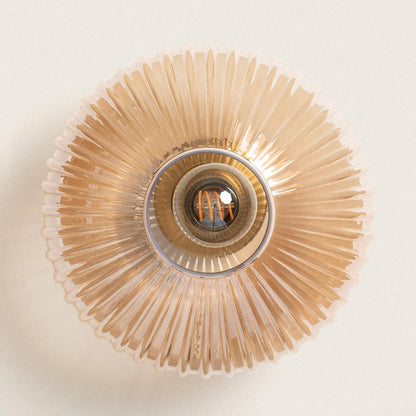 Plafón de Techo Metal y Cristal Basile