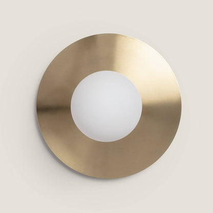 Plafón de Techo Metal y Cristal Moonlight Brass