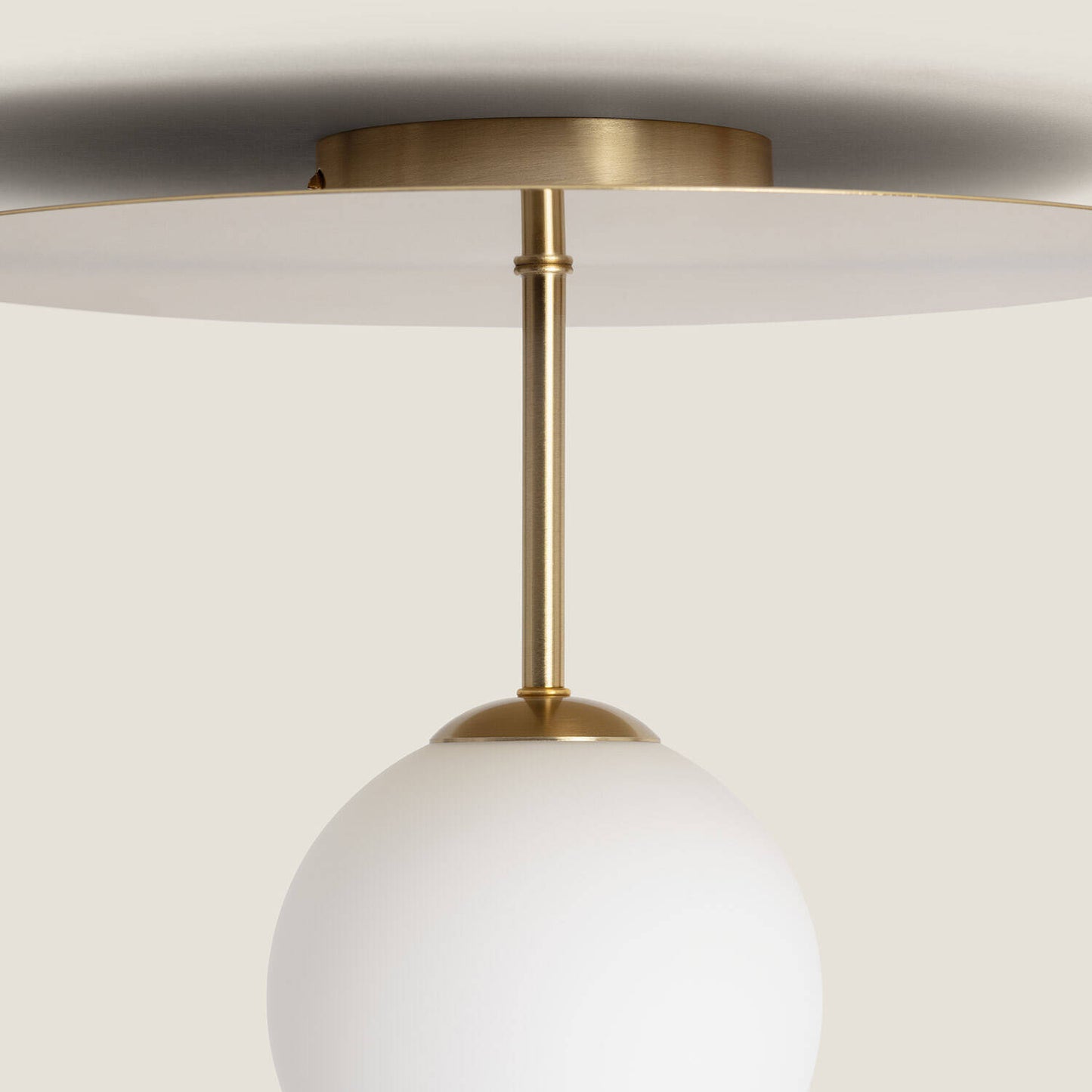 Plafón de Techo Metal y Cristal Moonlight Brass