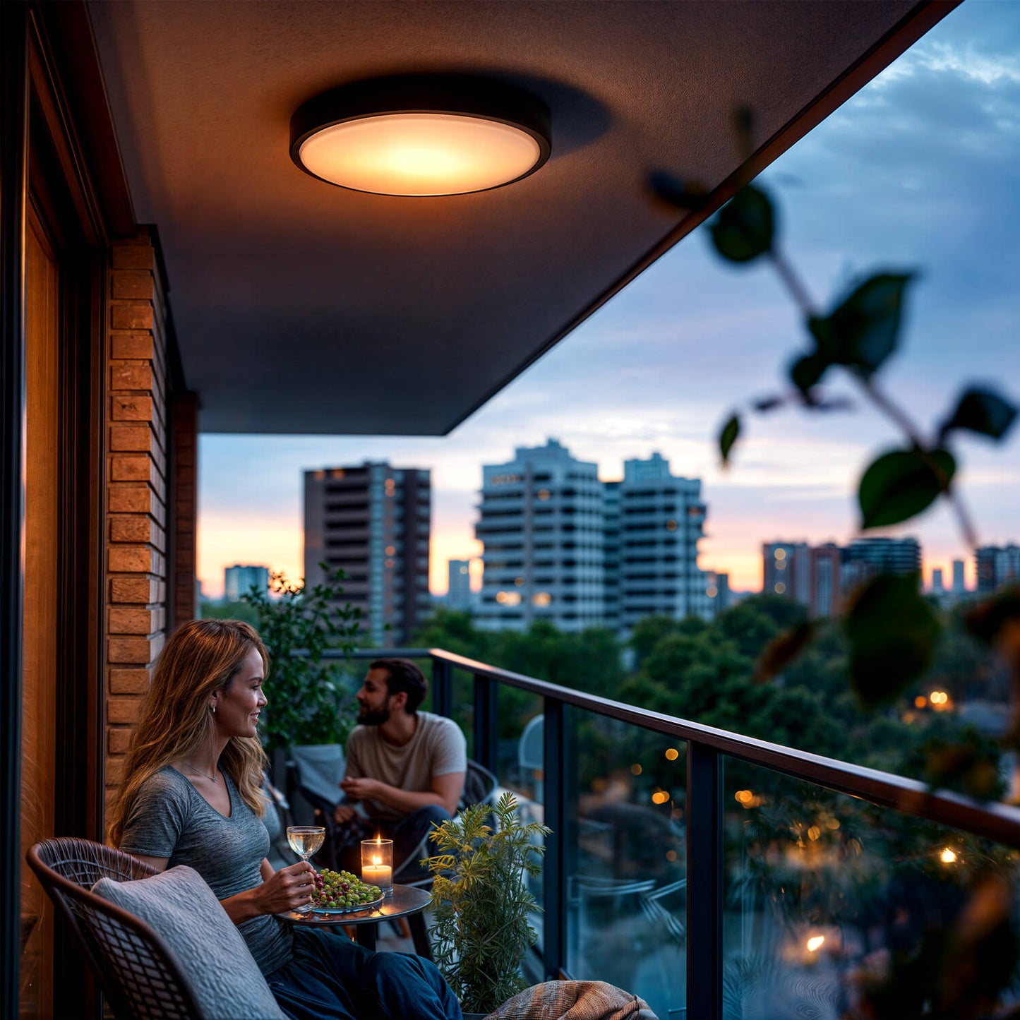 Plafón Exterior LED 21W Circular para Exterior Ø320 mm Juno IP65